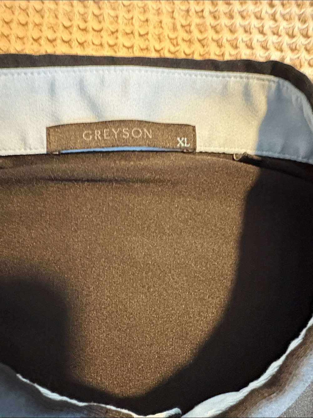 NWOT Men's XL Greyson Black Polo Shirt - Picture 3 of 6
